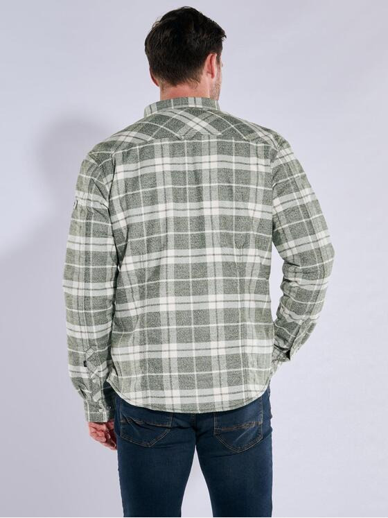 engbers Herren Overshirt kariert Khaki 37217