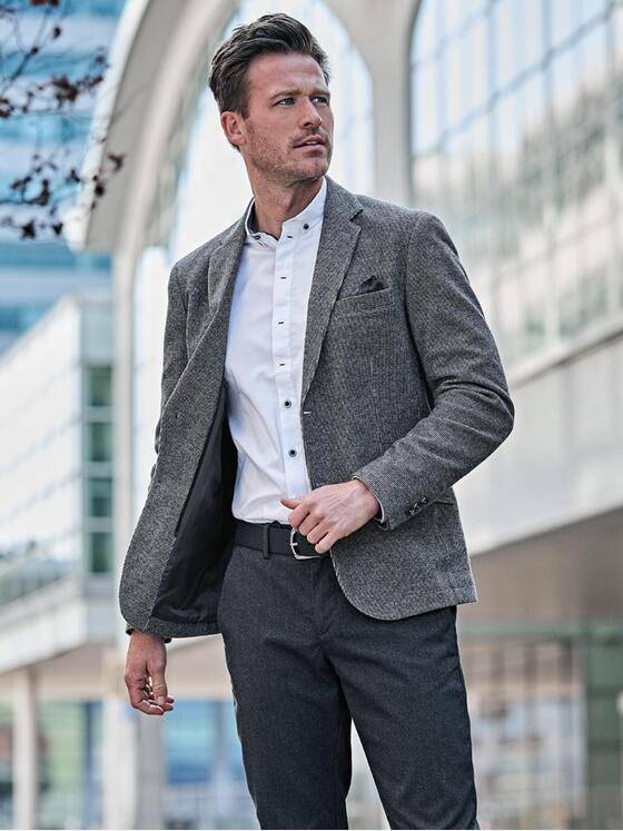 engbers Herren Freizeit-Sakko regular Grau 37560