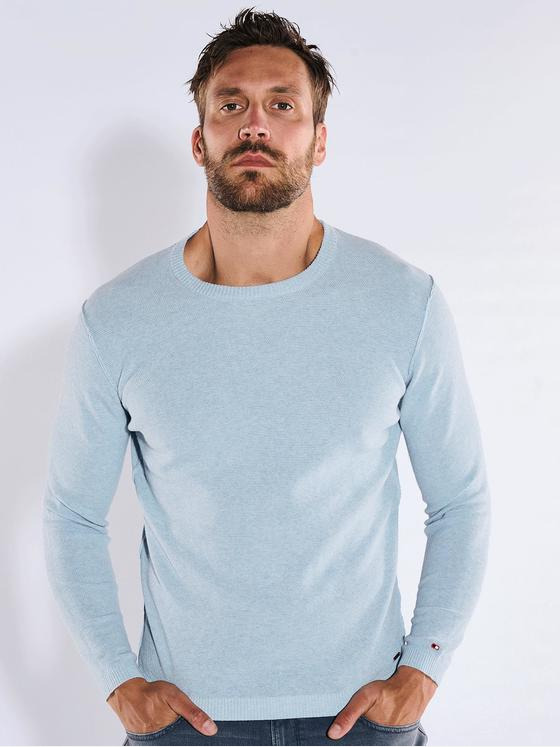 emilio adani Herren Pullover uni Blau 36275
