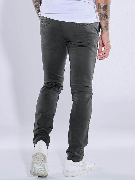 emilio adani Herren Chino regular Schwarz 37207