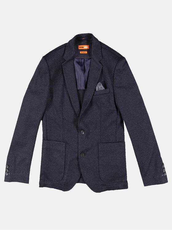 emilio adani Herren Freizeit-Sakko mit aufgesetzten Taschen Blau 29993