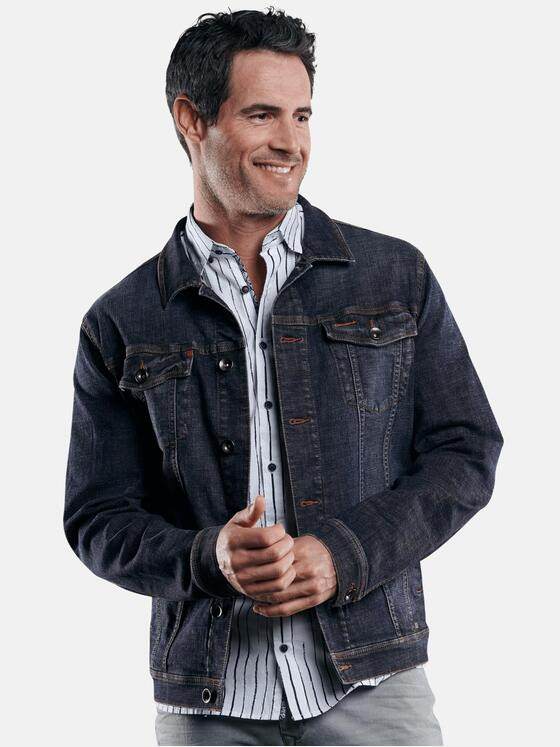 engbers Herren Jeansjacke Saphirblau 29046