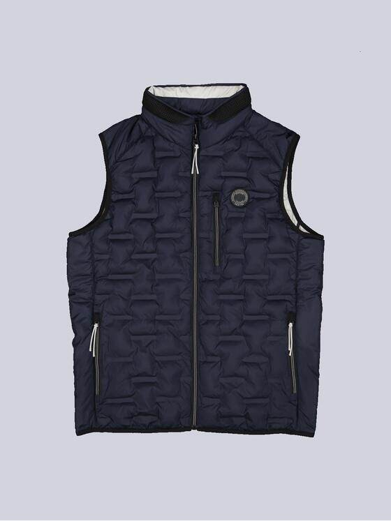 engbers Herren Steppweste regular Blau 36171