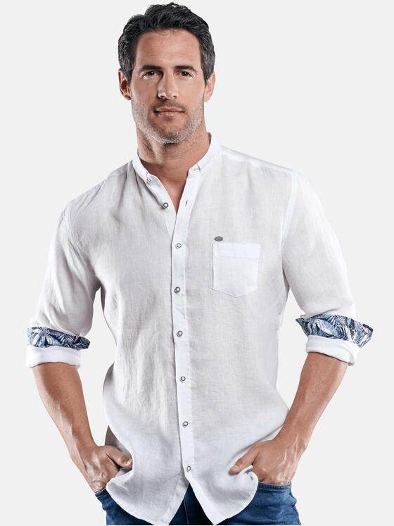 engbers Herren Hemd uni Reinweiss 29479