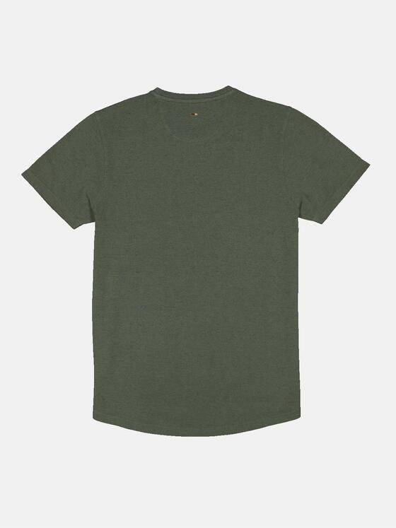 emilio adani Herren T-Shirt uni Grün 34346