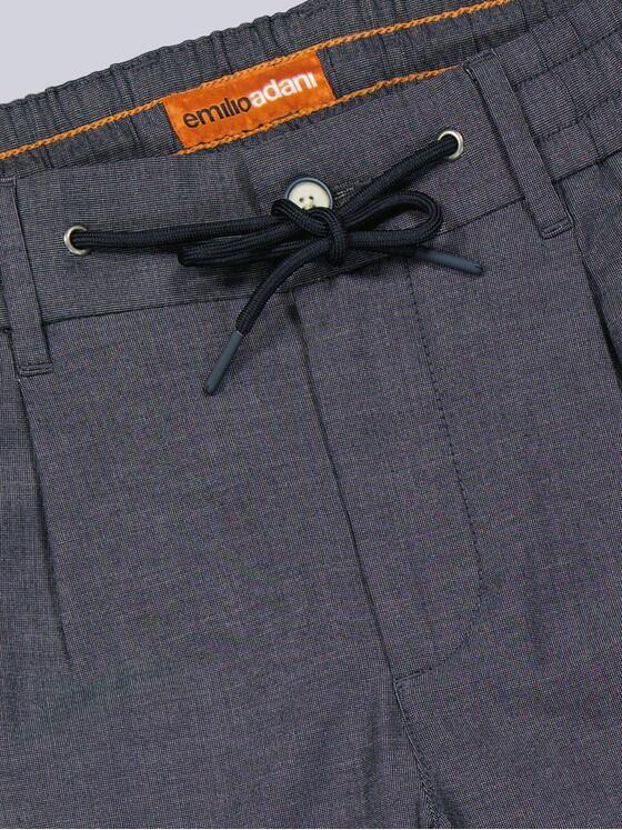 emilio adani Herren Chino mit softem Warengriff Marineblau 40109