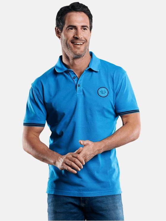 engbers Herren Sommerliches Poloshirt Tuerkis 29236