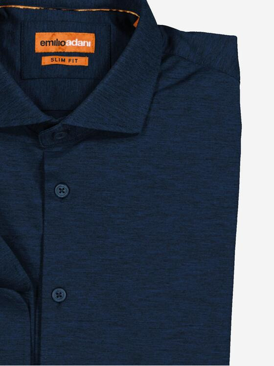 emilio adani Herren Funktionshemd langarm Blau 36896