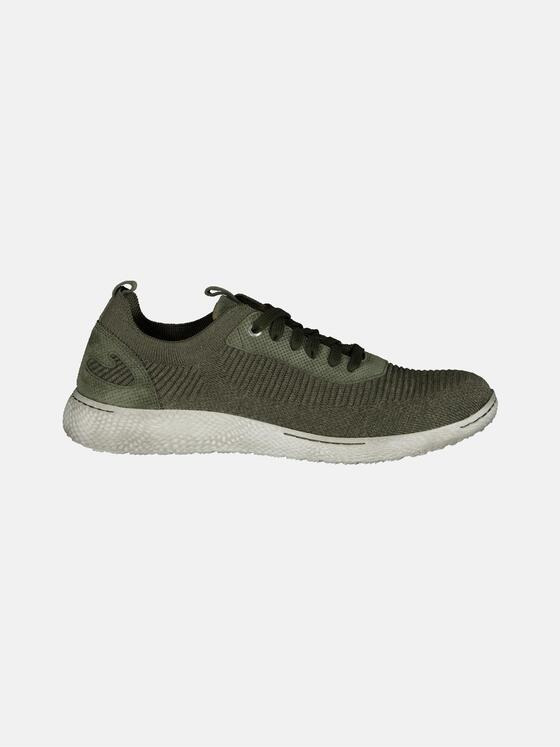 engbers Herren Sneaker aus Materialmix Grün 34418