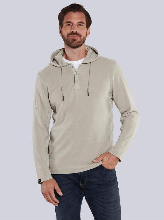 engbers Herren Langarm-Shirt uni Braun 35678