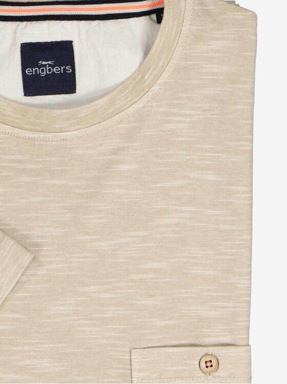 engbers Herren T-Shirt regular Beige 36840