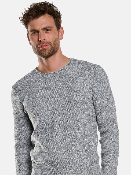engbers Herren Pullover zweifarbig Anthrazit 33263