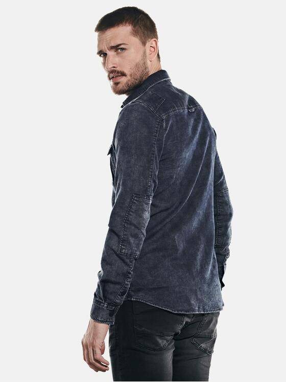 emilio adani Herren Hemd uni Grau 31774