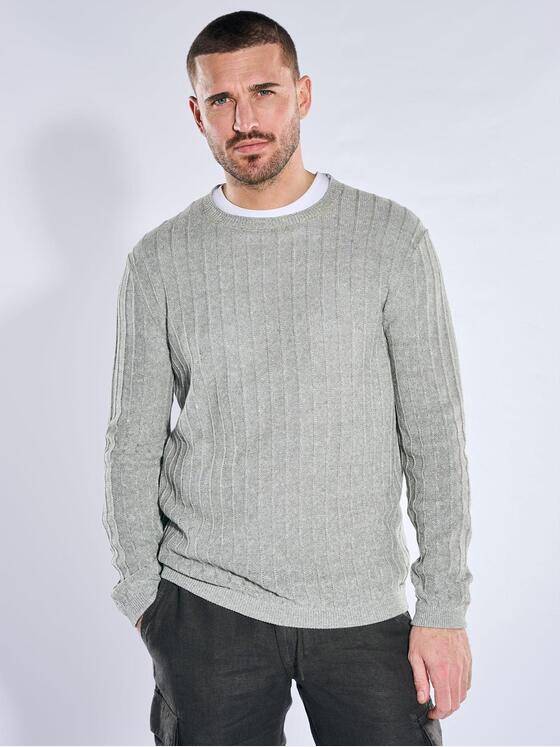 emilio adani Herren Rundhals Pullover Gruen 40419