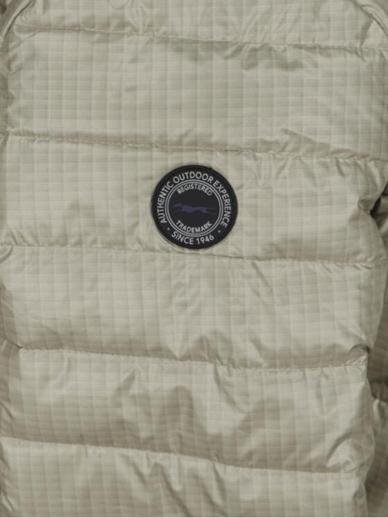 engbers Herren Steppjacke mit abnehmbarer Kapuze Beige 34504