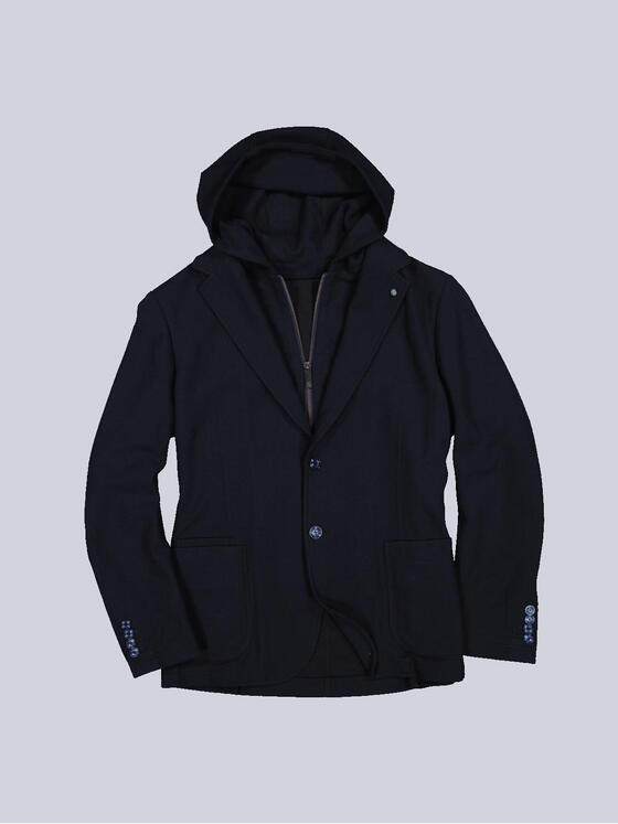 ENGBERS GERMANY Herren Sakko mit heraustrennbarem Inlent Blau 35503