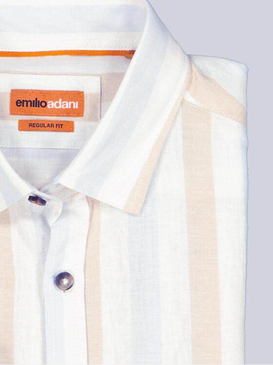 emilio adani Herren Hemd gemustert Hellblau 40014