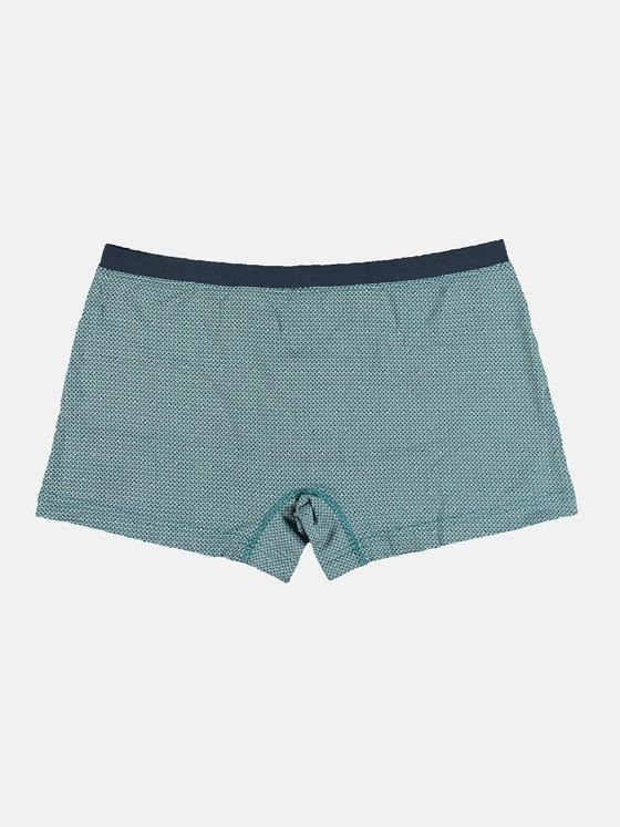 emilio adani Herren Boxershorts mit Minimalprint Türkis 31441