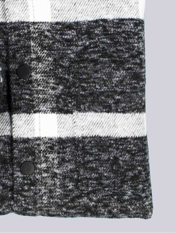 emilio adani Herren Overshirt kariert Anthrazit 37866