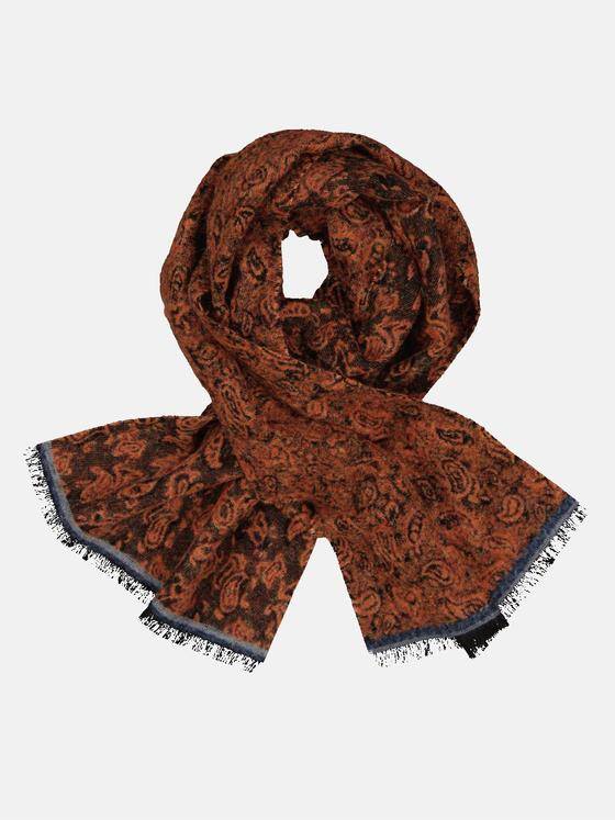 engbers Herren Schal gemustert Orange 33869