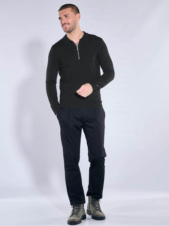 emilio adani Herren Pullover Schwarz 39975