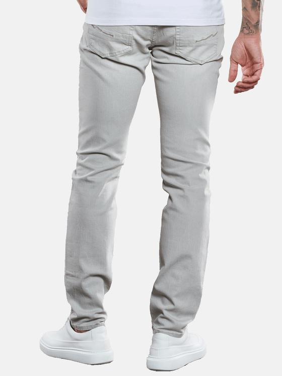 emilio adani Herren Super-Stretch-Jeans Grau 33116