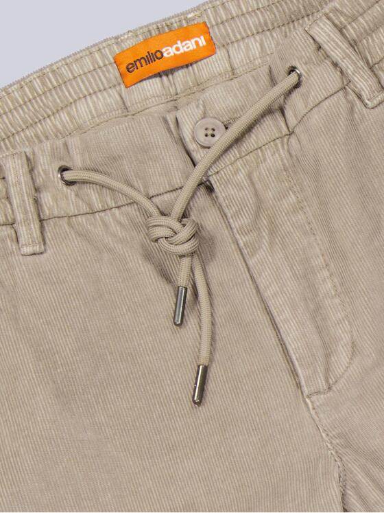 emilio adani Herren Chino Hose aus Cord Dunkelbraun 39344