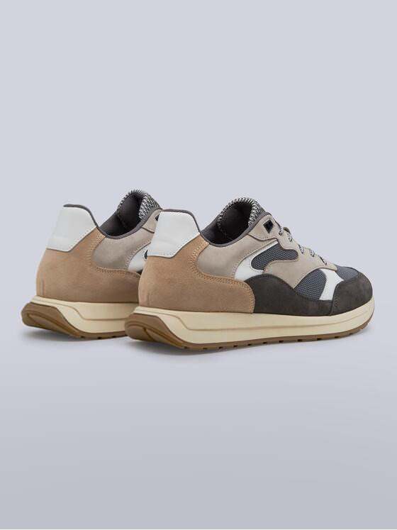 emilio adani Herren Sneaker atmungsaktiv Beige 39284