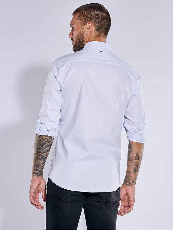 emilio adani Herren Langarm-Hemd "My Favorite" Blau 36207