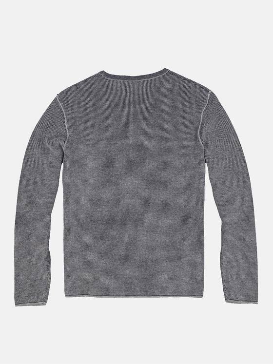 emilio adani Herren Rundhals Pullover Grau 33894