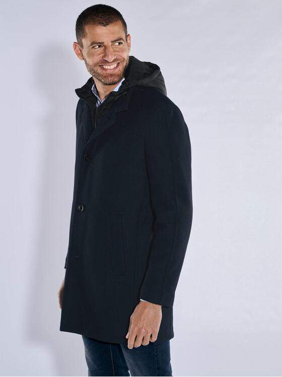 engbers Herren Mantel regular Blau 37540