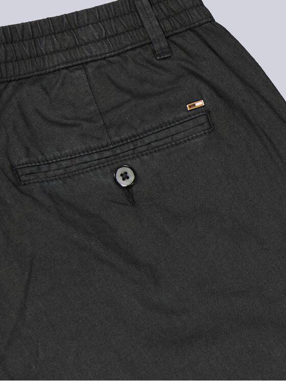 emilio adani Herren Chino regular Schwarz 38614