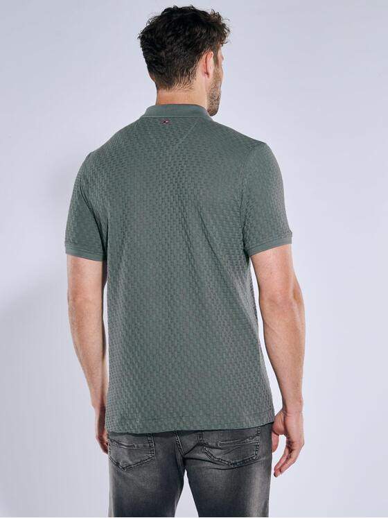 emilio adani Herren Polo-Shirt uni Petrolblau 39215