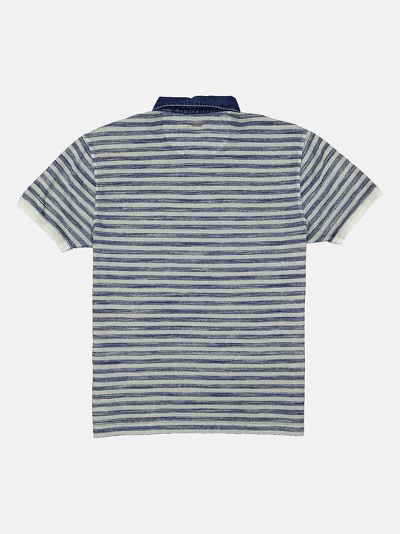 engbers Herren Polo-Shirt gestreift Grau 34524