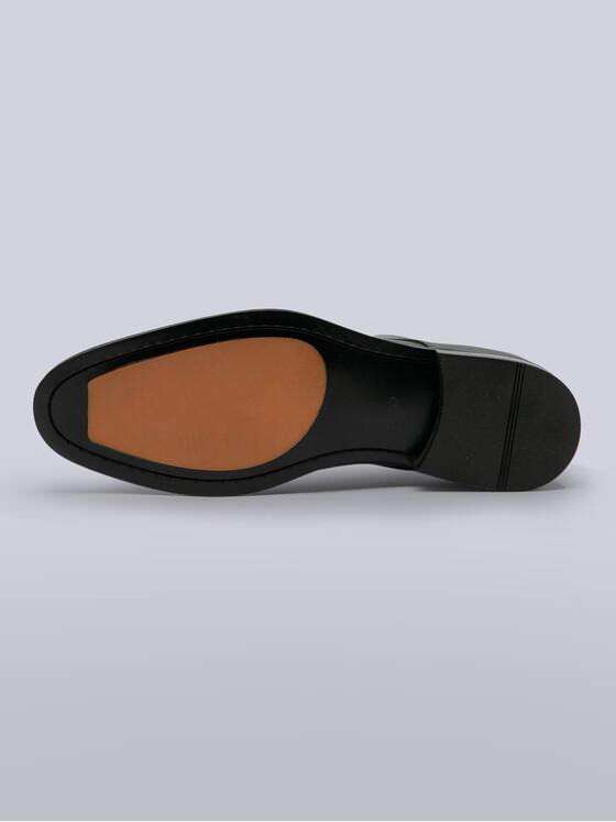 emilio adani Herren Komfortabler Business-Schuh Schwarz 41542