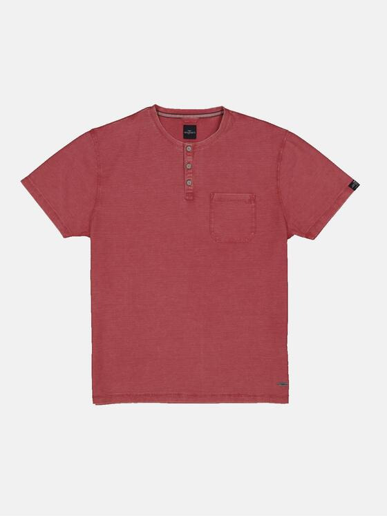 engbers Herren Henley Shirt strukturiert Rot 34532