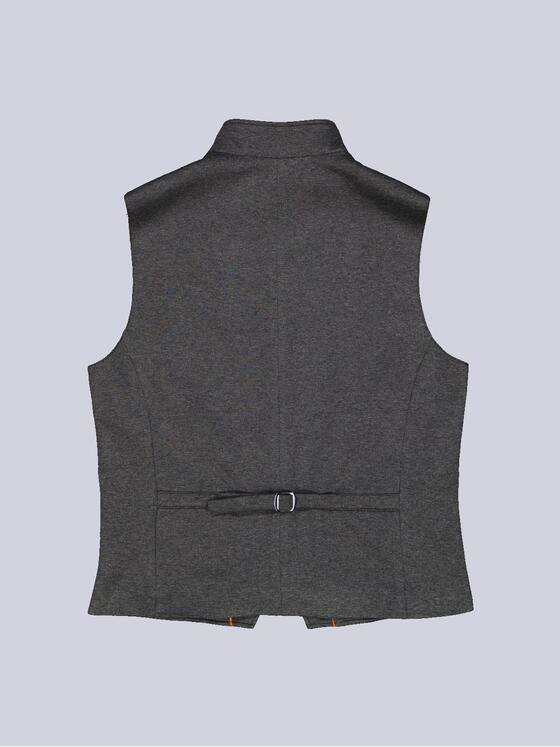 emilio adani Herren Sakko-Weste slim fit Grau 35565