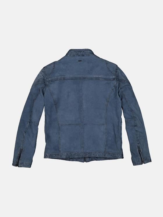 engbers Herren Lederjacke regular Blau 34213