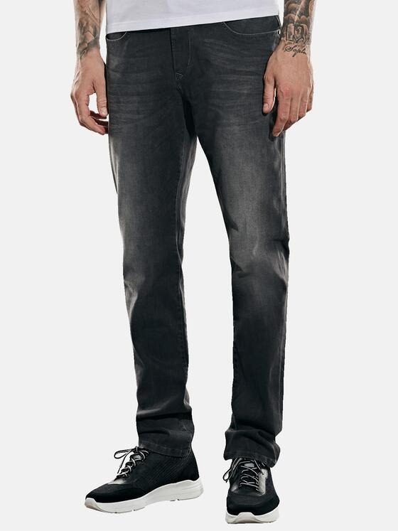 emilio adani Herren Jeans 5-Pocket Superstretch Grau 31893