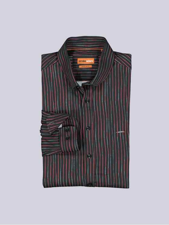 emilio adani Herren Hemd gemustert Rot 39925