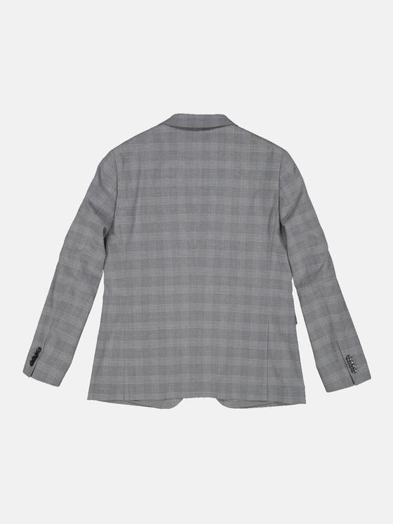 emilio adani Herren Anzug-Sakko slim fit Grau 36385