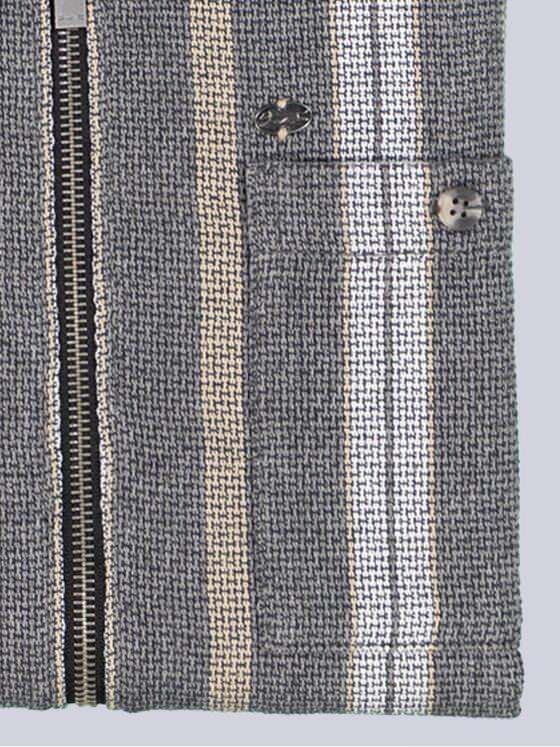 engbers Herren Kurzarm-Hemd gestreift Anthrazit 38893