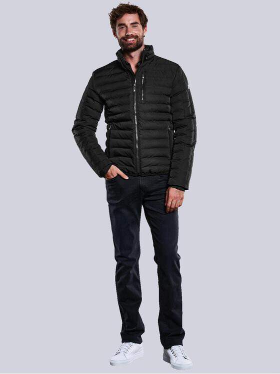 ENGBERS GERMANY Herren Steppjacke Schwarz 33532