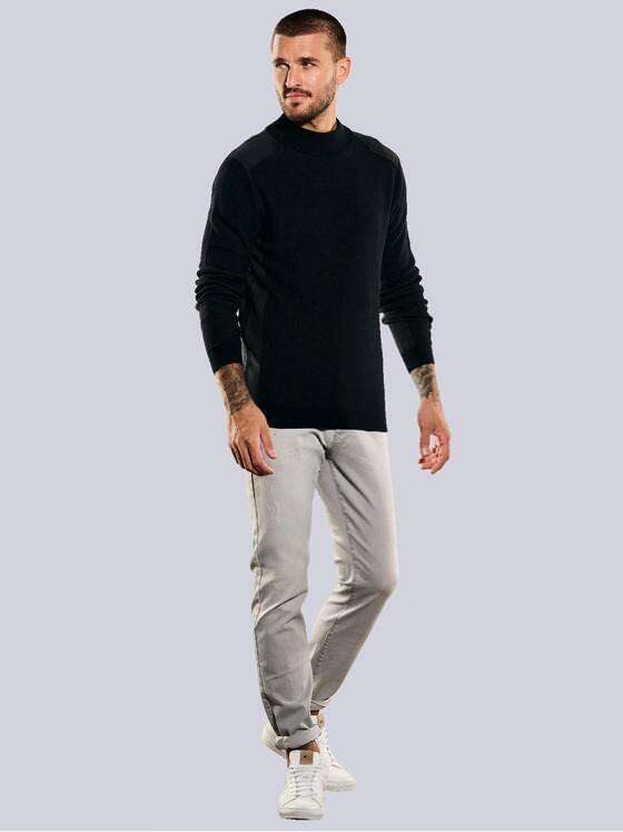 emilio adani Herren Pullover regular Grau 35481