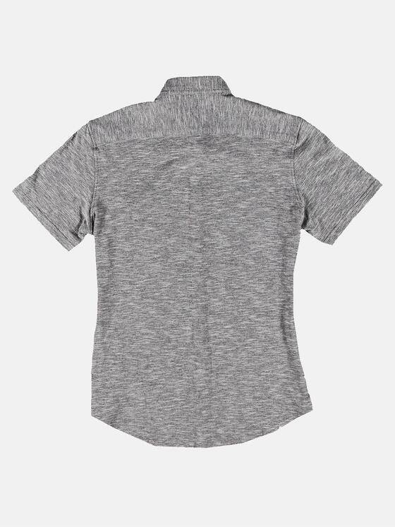 emilio adani Herren Hemd uni Grau 31222