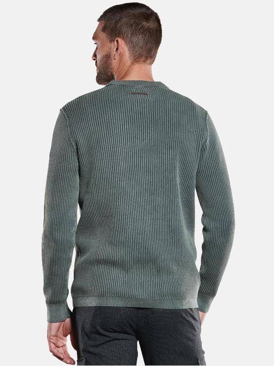 emilio adani Herren Pullover strukturiert Türkis 33452