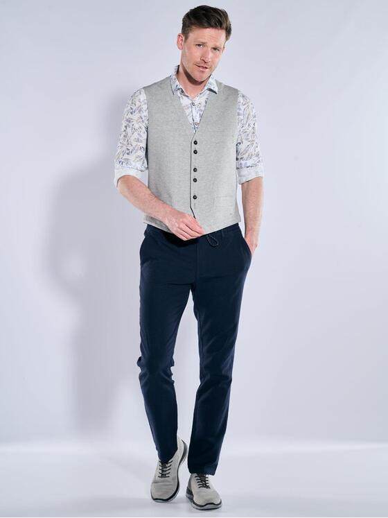 engbers Herren Sakko-Weste slim fit Grau 38871