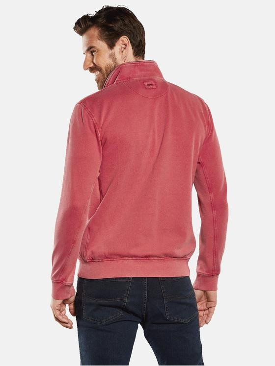 engbers Herren Sweatshirt mit Stehkragen Hellrot 34854