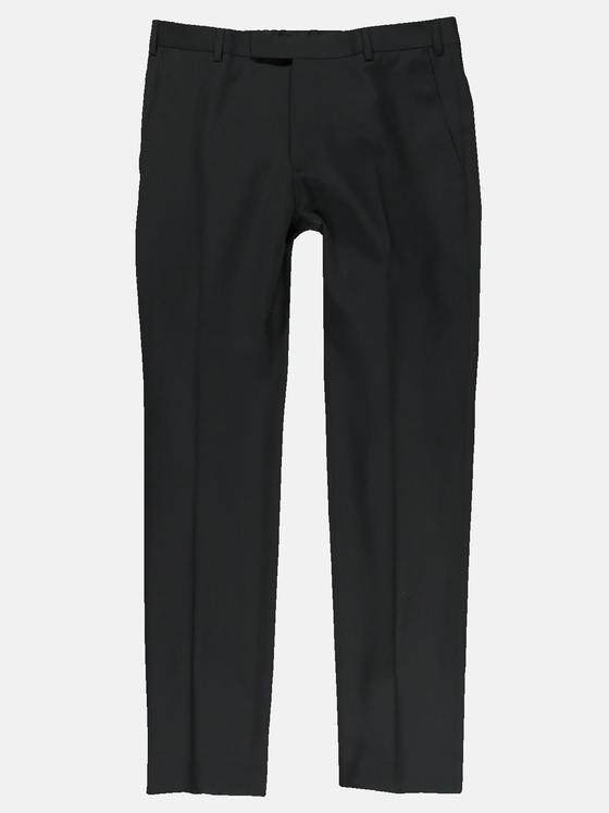 emilio adani Herren Anzughose Slim Fit Schwarz 33500