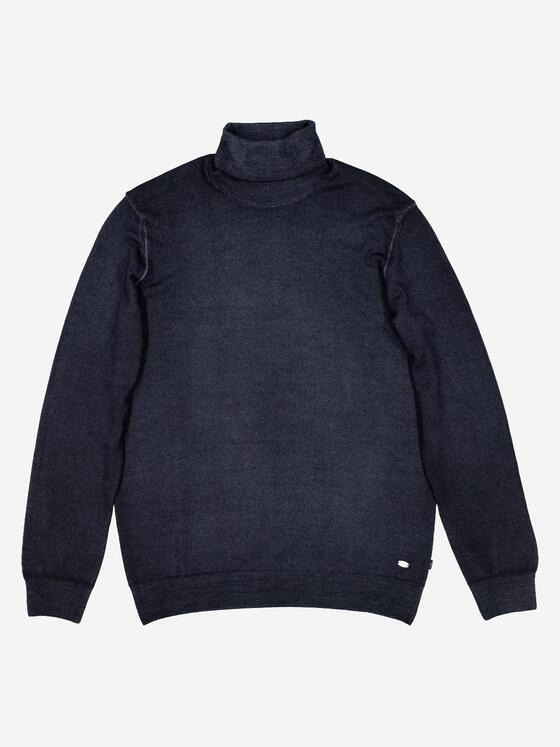 engbers Herren Pullover mit Rollkragen Blau 37798